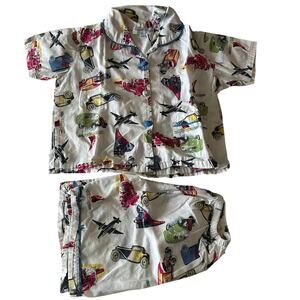 Powell Craft Daniel Vintage Transport Boys Pyjamas 4-5